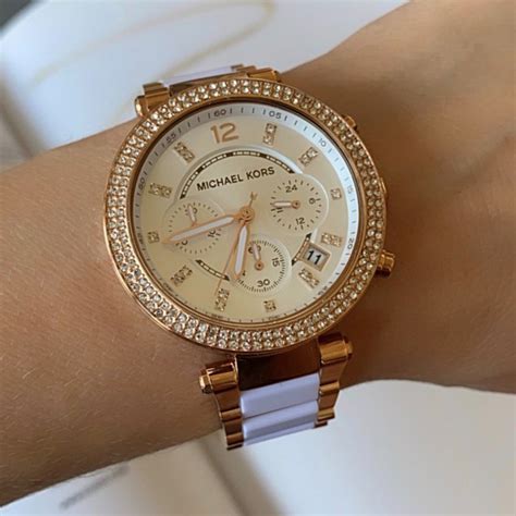 michael kors parker zegarek|michael kors parker rose goldtone.